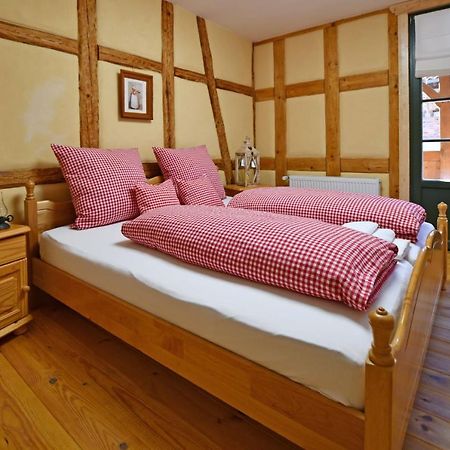 Naturhof-Papiermuehle 2 Bett-Zimmer Rosenrot Bollberg Esterno foto