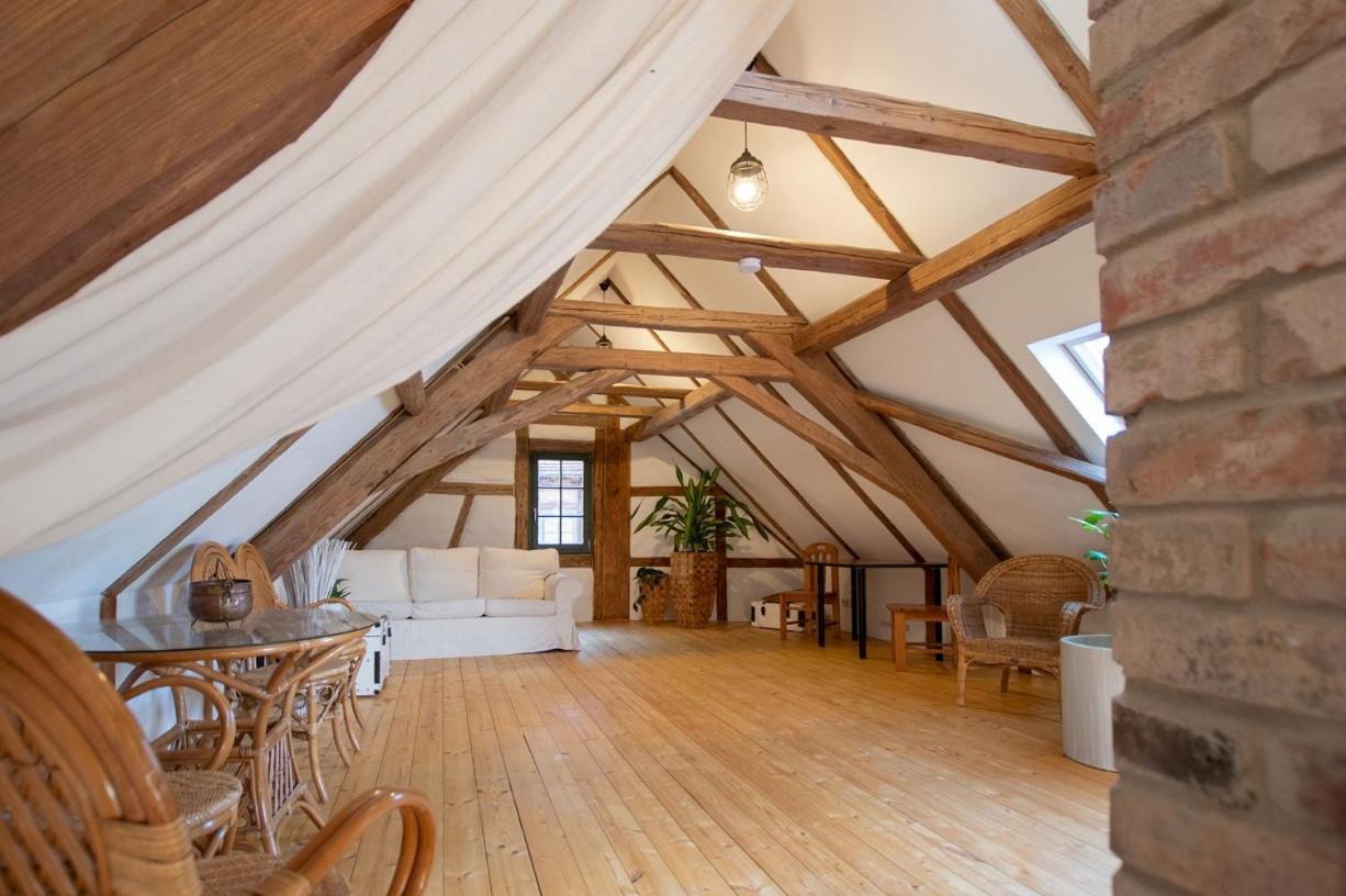 Naturhof-Papiermuehle 2 Bett-Zimmer Rosenrot Bollberg Esterno foto